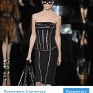 Продаю: Платье футляр по фигуре новое чёрное тёплое корсетное вечернее нарядное Dolce&Gabbana Италия оригинал 1 первая линия подиум подиумное размер 42 S...