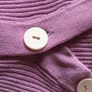 Продаю: Кофта новая женская AD Style Италия 44 46 М S размер фиолетовая цвет лаванда вязаная мягкая вязка лапша в мелкую полоску состав ткани 65% RAYON 35%...