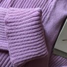 Продаю: Кофта новая женская AD Style Италия 44 46 М S размер фиолетовая цвет лаванда вязаная мягкая вязка лапша в мелкую полоску состав ткани 65% RAYON 35%...
