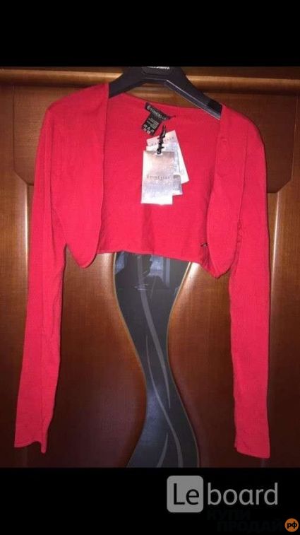 Продаю: Рукава болеро новое вязаное красное женское тёплое Etincelle Couture Франция размер М 46 44 цвет алый красный ткань мягкая приятная к телу моста...
