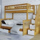 Продаю: Детская и взрослая кровать для семьи из массива натуральной сосны, позволяет не занимать много места в небольшом помещении. Купить в Москве...