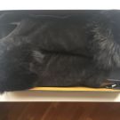Продаю: Ботфорты сапоги новые Ferre Италия 39 размер женские замшевые чёрные зимние замша натуральная мех верх енот двойной большой внутри кролик мягкий на...