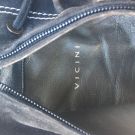 Продаю: Сапоги новые женские замшевые чёрные демисезонные Vicini Италия размер 39 замша натуральная внутри кожа сзади корсетная шнуровка замок сбоку мыс...
