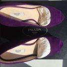 Продаю: Туфли новые женские замшевые фиолетовые сиреневые Prada Италия размер 39 замша натуральная на платформе 2 см каблук шпилька 11 см внутри кожа...