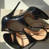 Продаю: Босоножки туфли ( б/у 1 раз одевались в ресторан на автомобиле состояние как новые следы носки только на подошве ) лаковые кожаные чёрные женские...