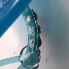 Продаю: Сланцы босоножки сандали новые женские голубые силиконовые летние Casadei Италия оригинал размер 39 материал силикон мягкий украшены стразы...