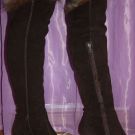 Продаю: Ботфорты сапоги б/у ( одевались 1 раз следы носки только на подошве ) замшевые коричневые зимние женские Fabiani Италия размер 39 замша натуральная...