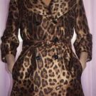 Продаю: Плащ новый женский леопардовый весенний шёлковый Dolce&Gabbana Италия оригинал размер 46 44 М рисунок леопард рукава три четверти ниже локтя на...