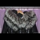Продаю: Пуховик куртка парка новый женский кожаный чёрный зимний Fashion Furs Италия размер 46 44 М S/M S кожа натуральная на замке с капюшоном мех...