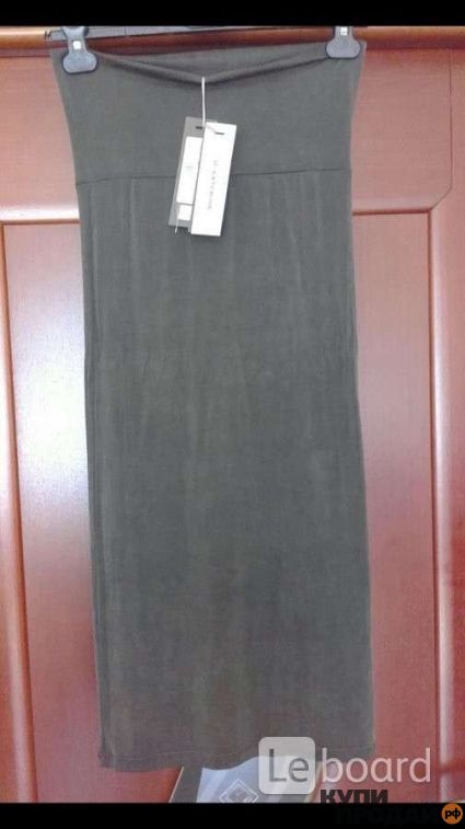 Продаю: Платье футляр по фигуре сарафан новое женское зеленое летнее D Exterior Италия оригинал размер 44 идёт и на 44 42 M S ткань мягкая приятная к телу...
